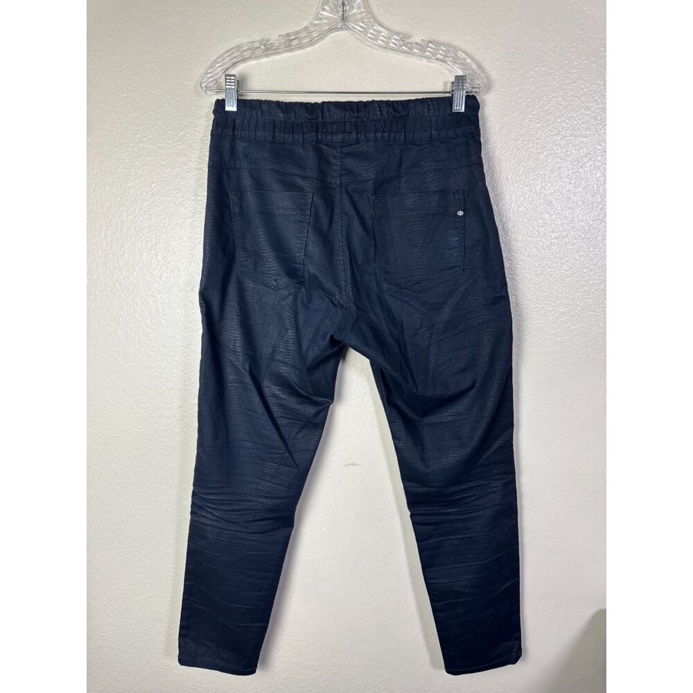 Bevy Flog Navy blue Plants Women Size 30 Pull on Elastic Waist Neutral